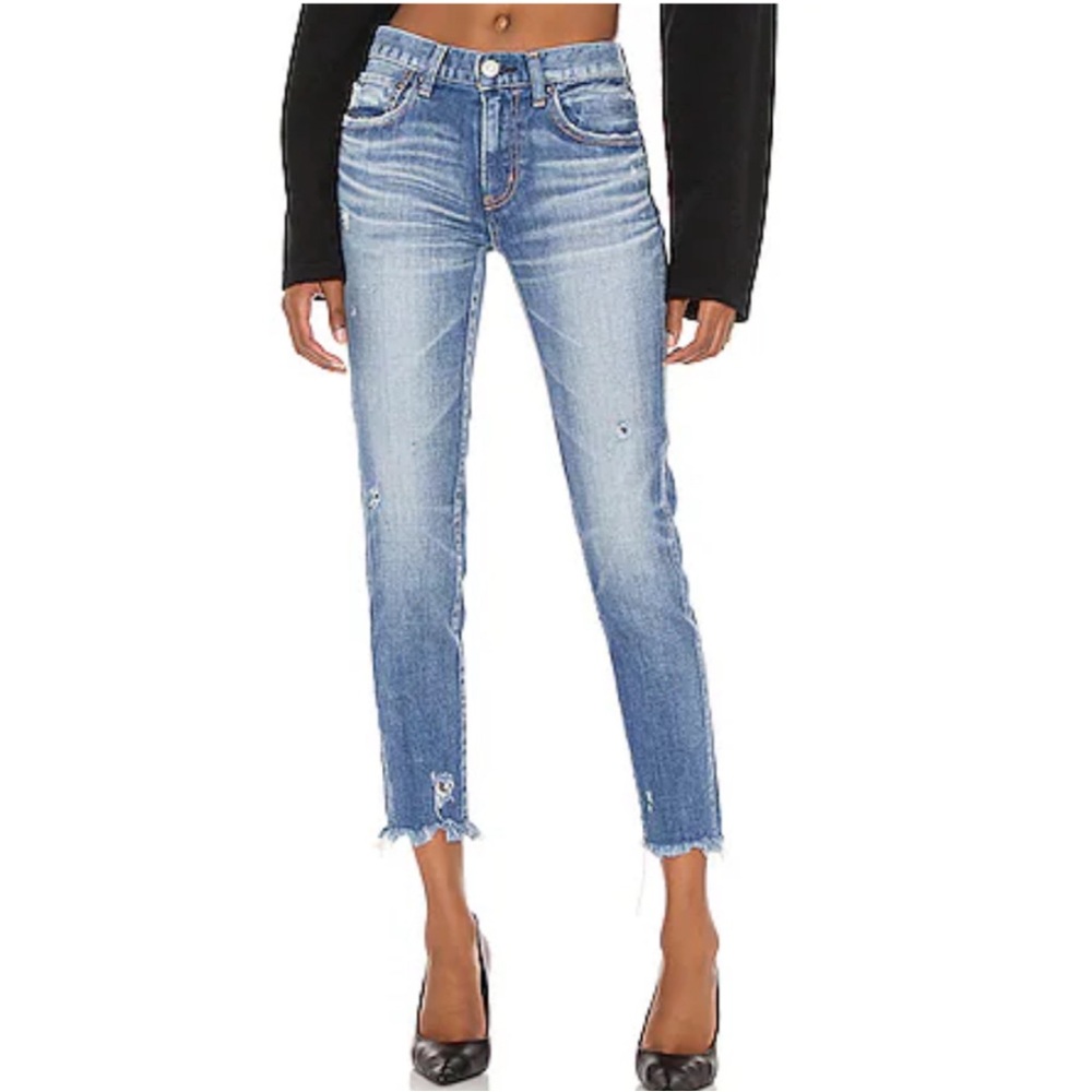Moussy Diana Distressed Skinny Jeans. - Picture 1 of 10